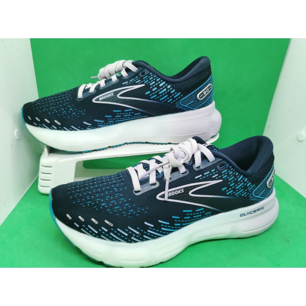 Brooks Glycerin Women's Shoes - Dark Blue and Teal - Picture 2 of 16